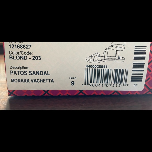 Tory Burch Patos Sandal Color Blond - Picture 2 of 6